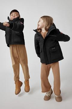 Chamarras Canada Goose Niños México - Lynx Abrigos Negros EB4682315